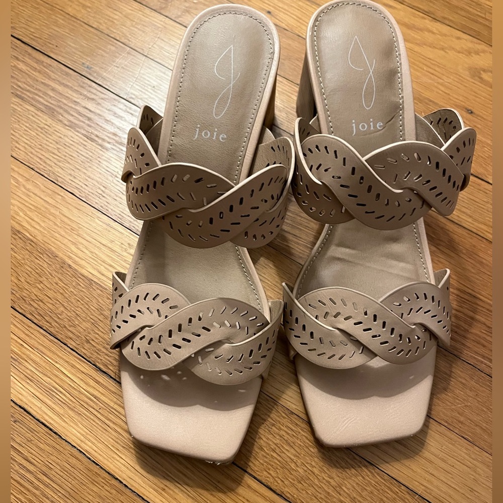 Joie | Braided Block Heel | 7.5 | like-new